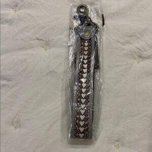 Beautiful Myra Bag Keychain with Heart Pattern